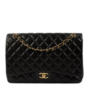 shop 100% authentic second hand Chanel Black Large Classic Flap Bag on Labellov.com