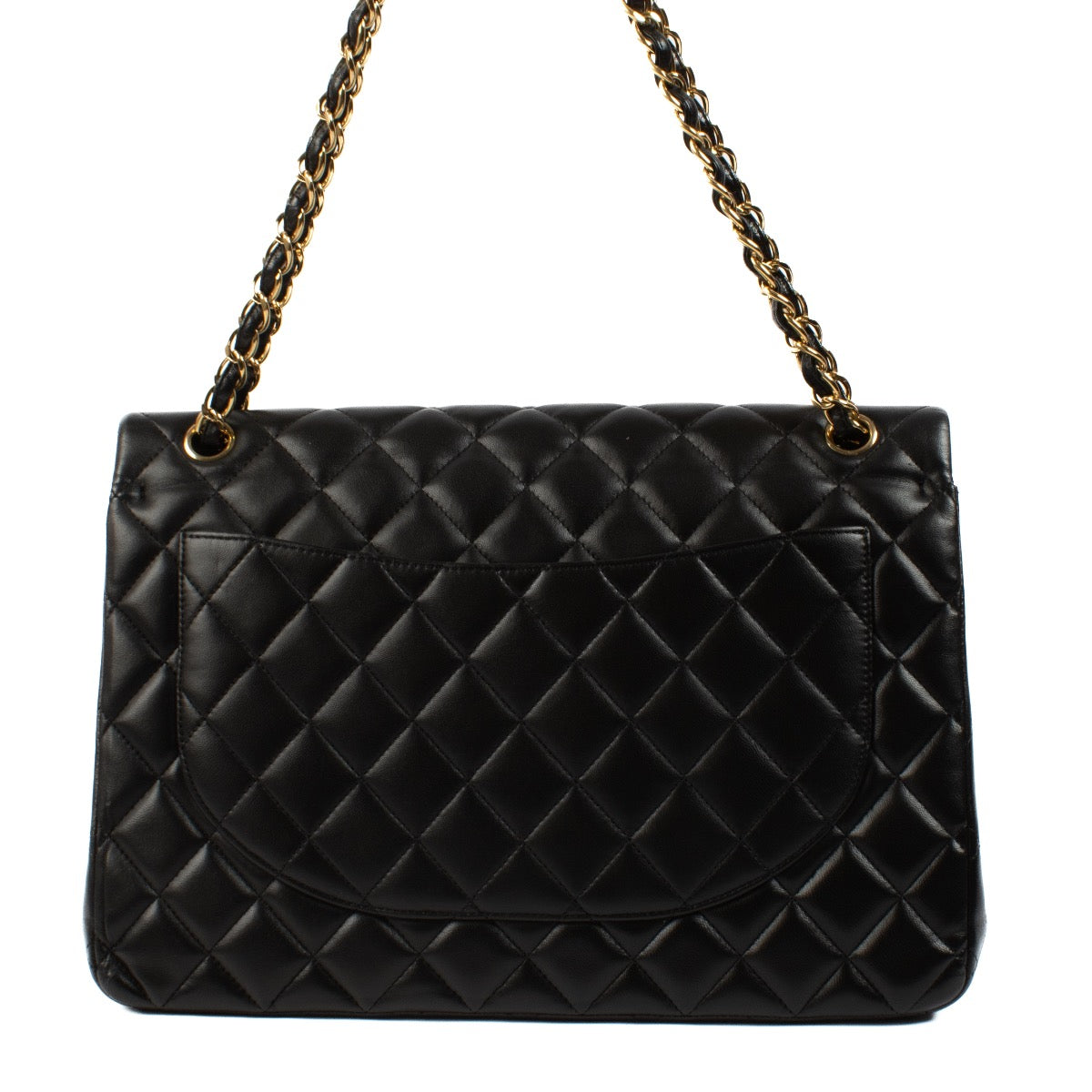 shop 100% authentic second hand Chanel Black Large Classic Flap Bag on Labellov.com