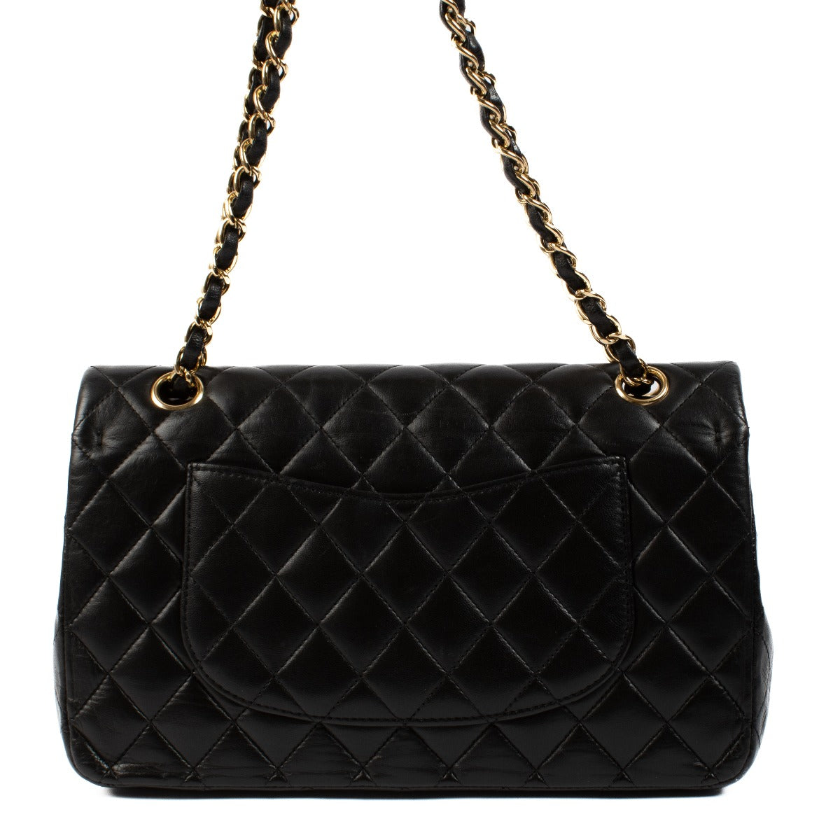 Chanel Black Lambskin Medium Classic 11.12 Bag