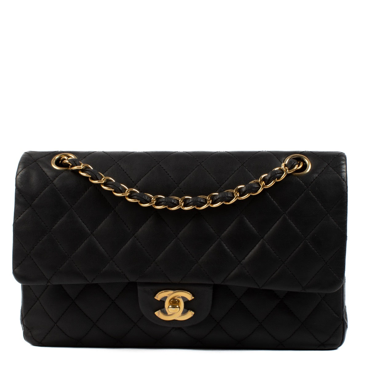 shop 100% authentic second hand Chanel Black Medium Classic Flap Bag on Labellov.com