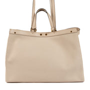Shop safe online at Labellov in Antwerp, Brussels and Knokke this 100% authentic second hand Fendi Pink Canvas Vitello King Medium Peekaboo X-Tote Bag