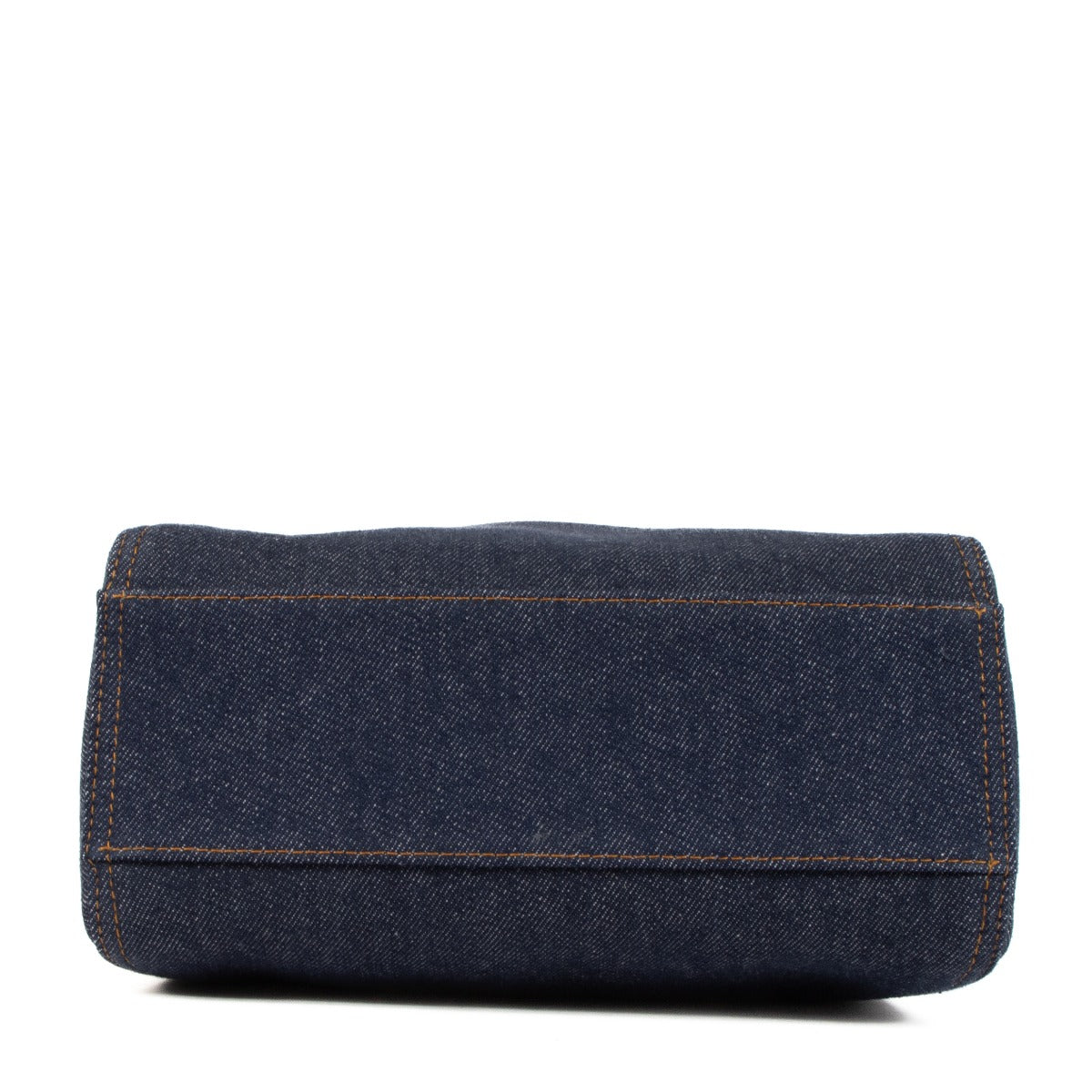 Shop safe online at Labellov for the best price. shop safe online your secondhand Fendi Blue Denim Peekaboo Mini Top Handle Bag in a new condition.