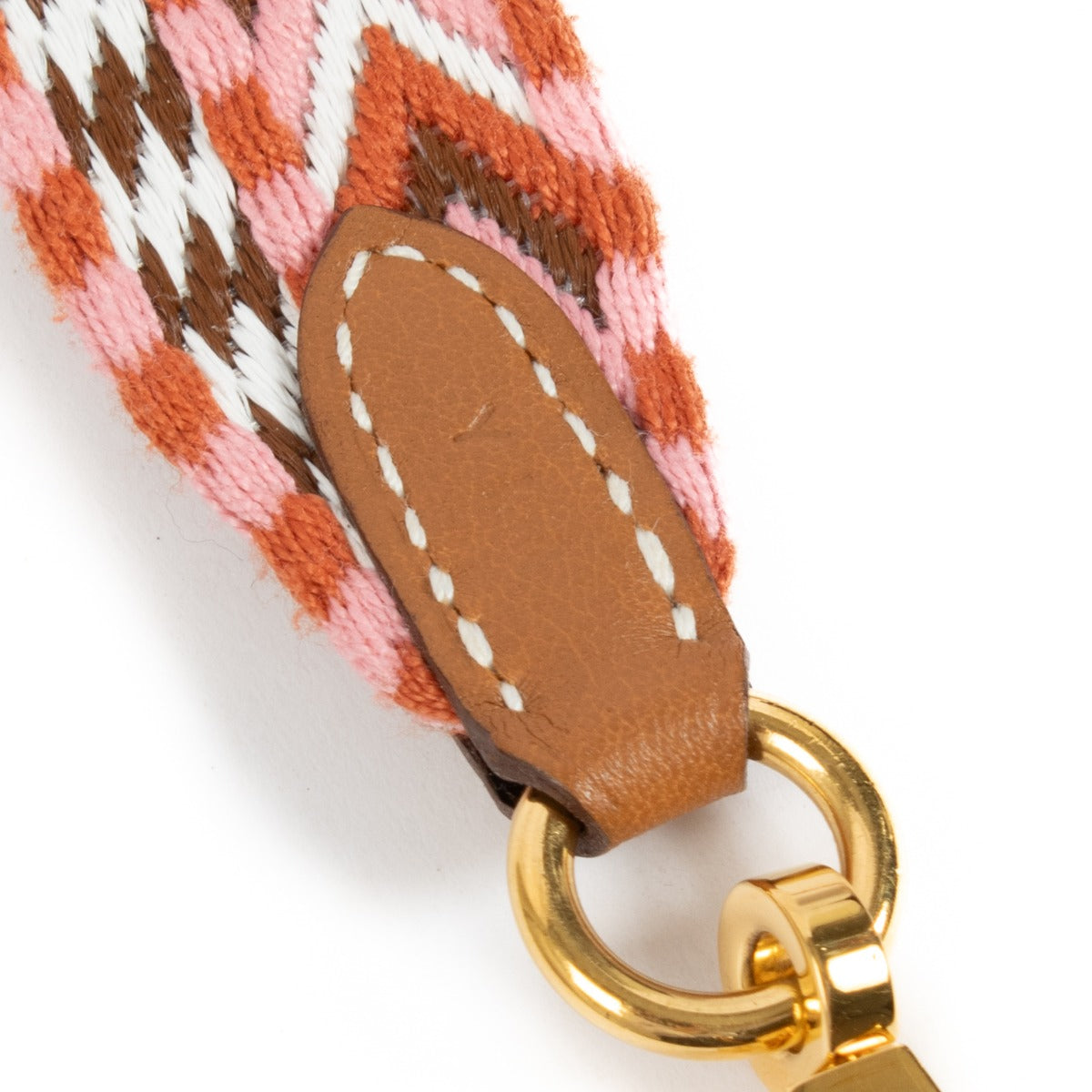 Bandoulière de sac Hermès Sangle Zigzag 25 mm Or