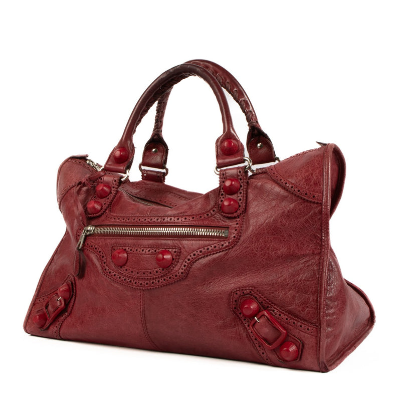 Shop 100% Balenciaga Rubisse Brogue Work Bag at Labellov.com.