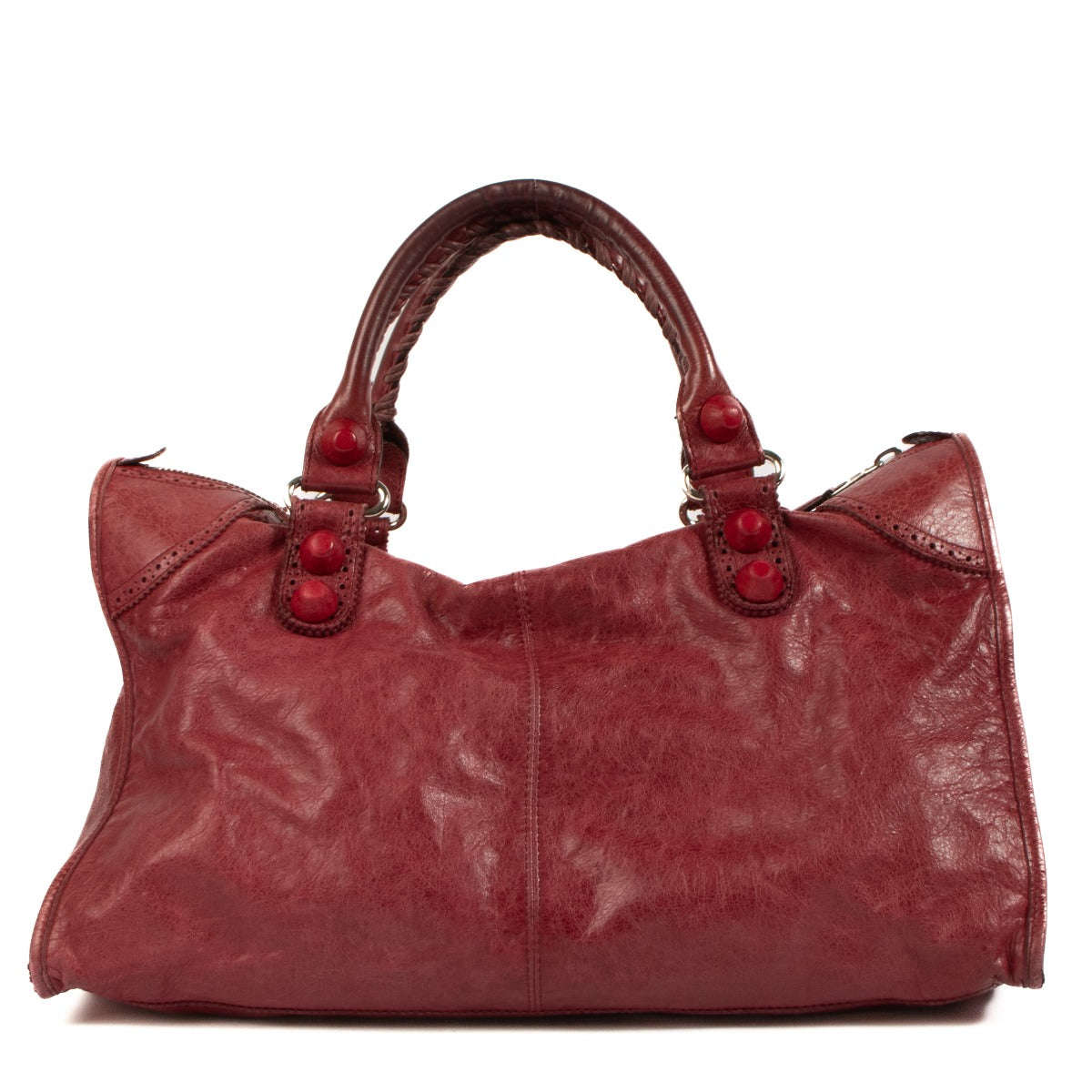Shop 100% Balenciaga Rubisse Brogue Work Bag at Labellov.com.