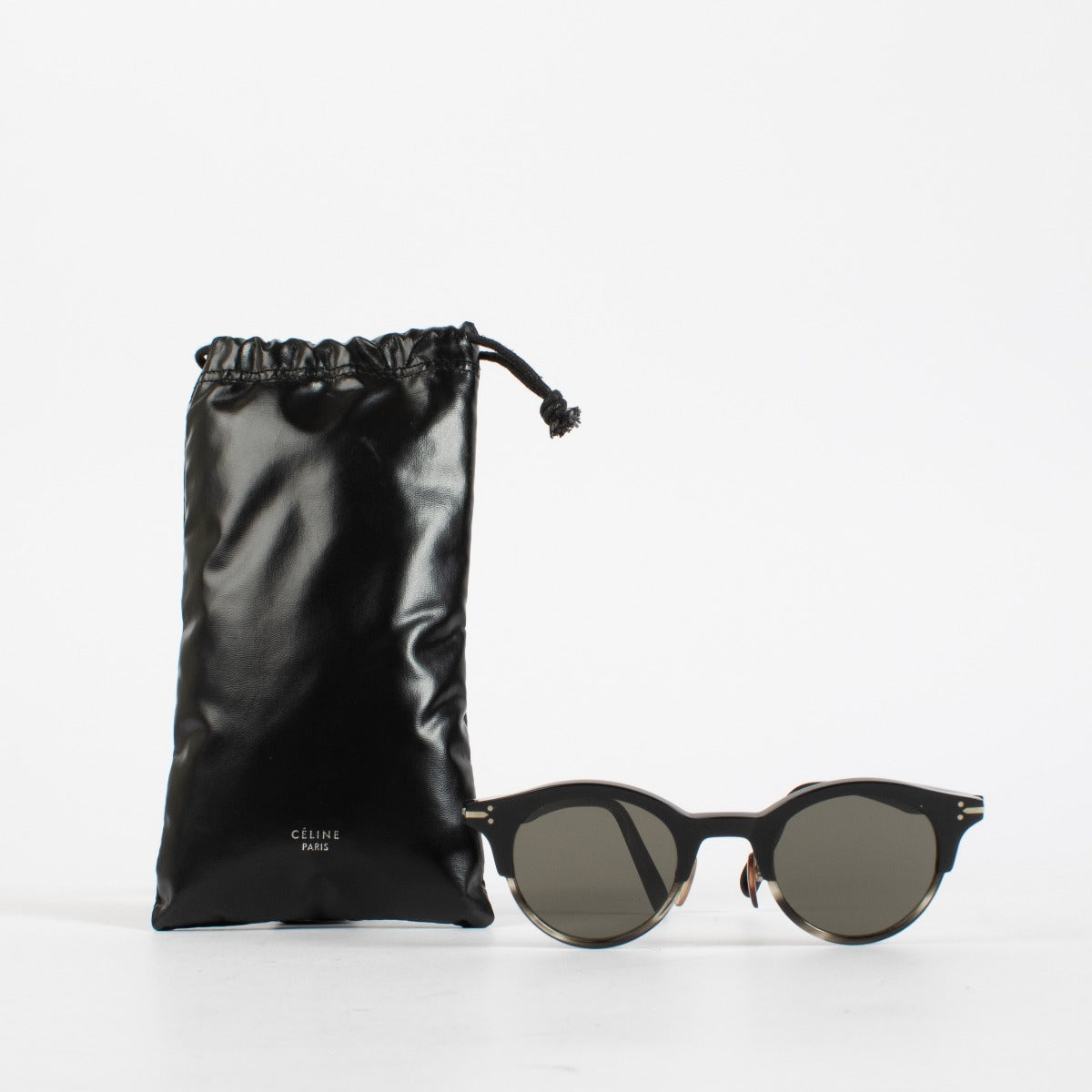 Celine Zwarte Havana CL41395 Julia Zonnebril