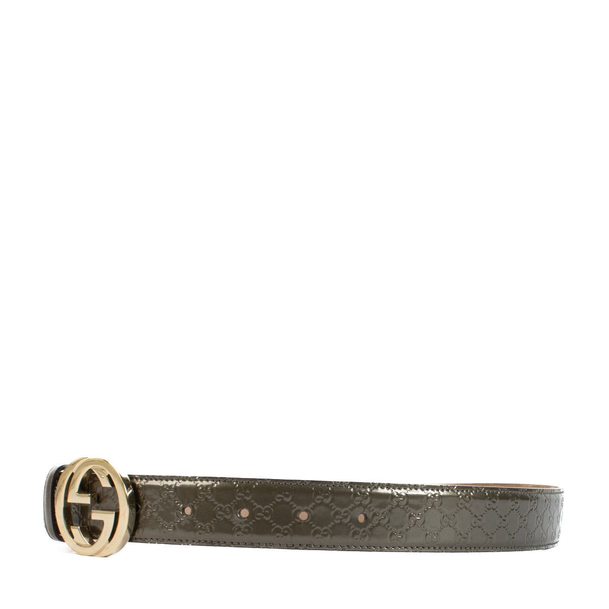 Shop 100% authentic Gucci Silver GG Belt at Labellov.com.