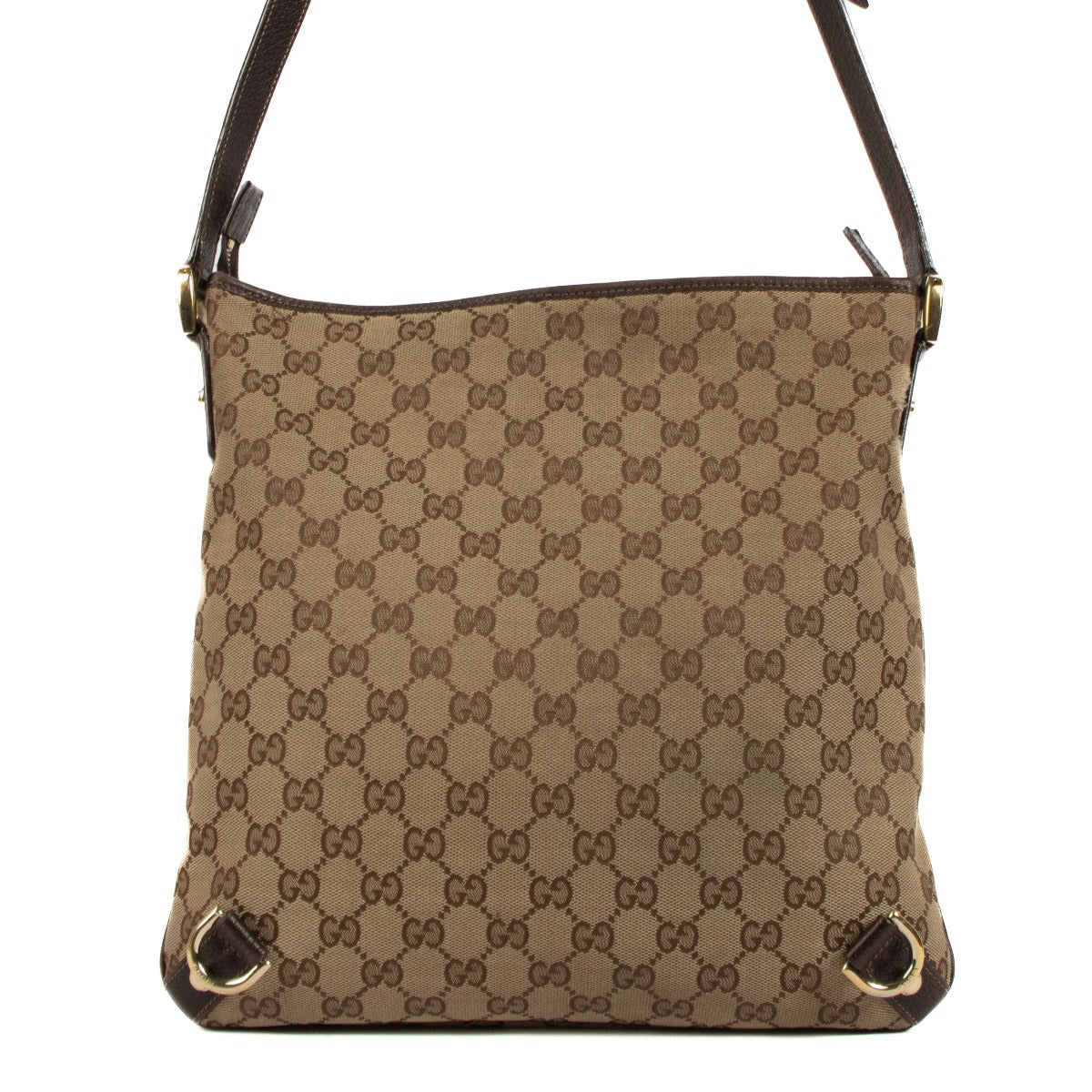 Shop 100% authentic Gucci Monogram GG Canvas Abbey Crossbody Bag at Labellov.com.