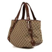 Shop 100% authentic Gucci Monogram Pelham Shoulder bag brown at Labellov.com.