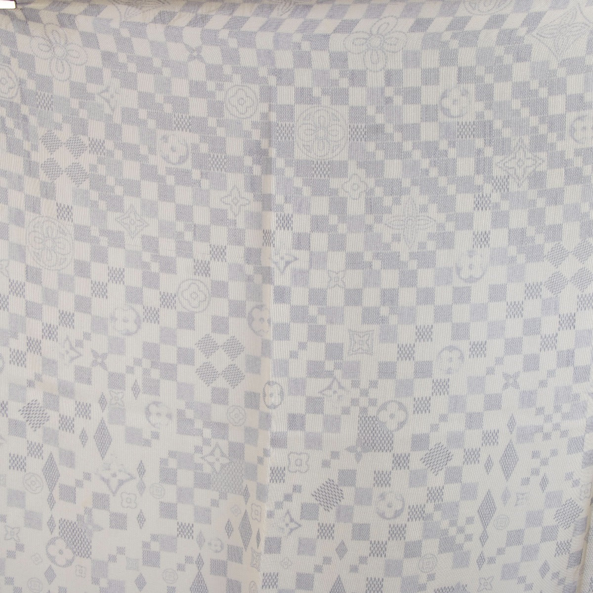 Shop 100% authentic Louis Vuitton Damier Azur Cashmere/Silk Shawl at Labellov.com.