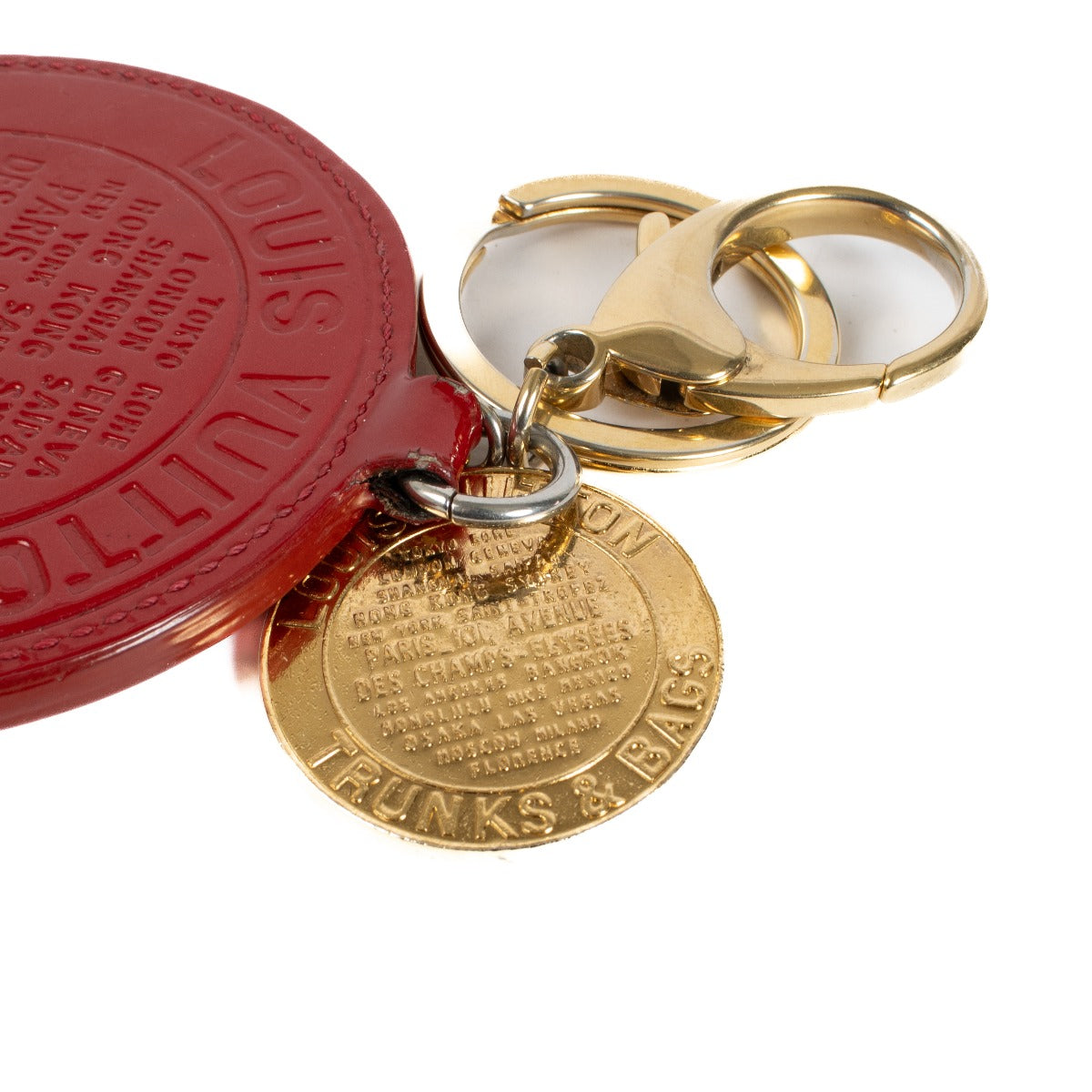 Porte-clés Louis Vuitton rouge