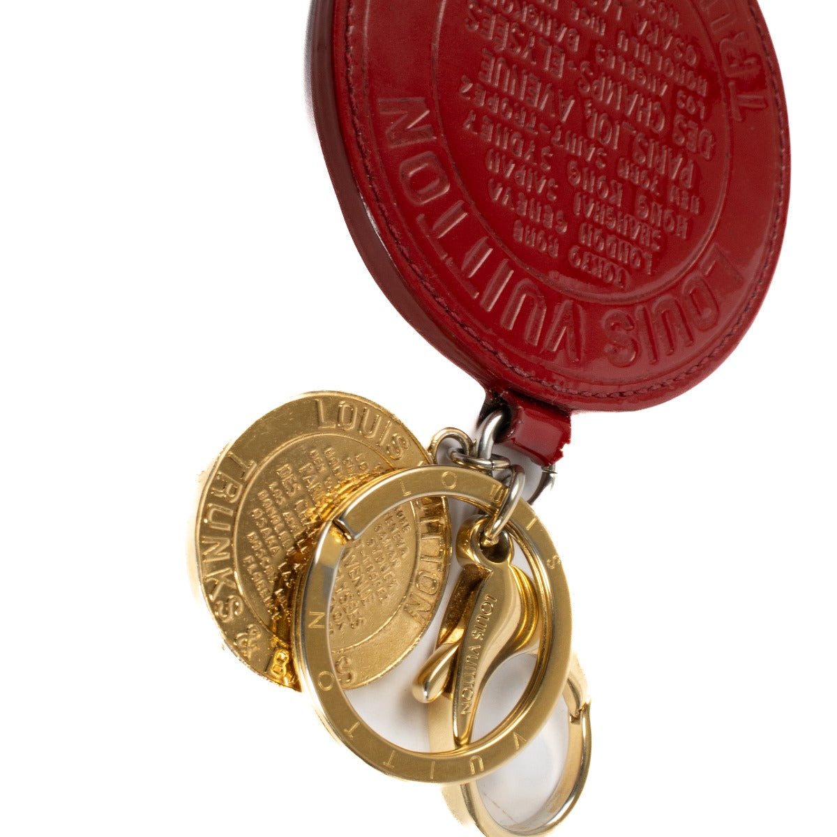 Porte-clés Louis Vuitton rouge