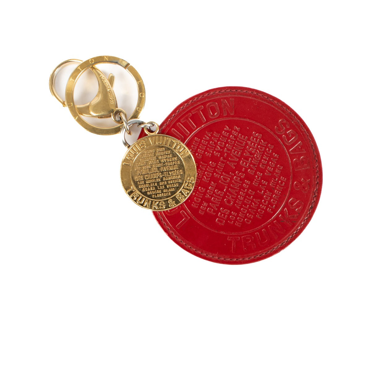 Porte-clés Louis Vuitton rouge