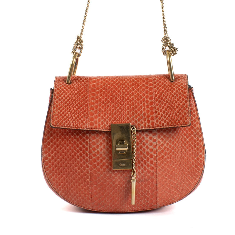 shop 100% authentic second hand Chloé Drew Coral Crossbody Bag on Labellov.com