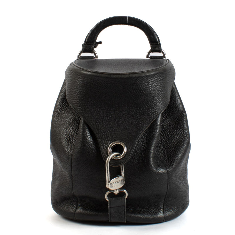shop 100% authentic second hand Delvaux Black Leather Top Handle Bag on Labellov.com