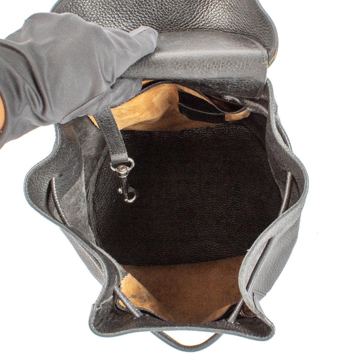 shop 100% authentic second hand Delvaux Black Leather Top Handle Bag on Labellov.com