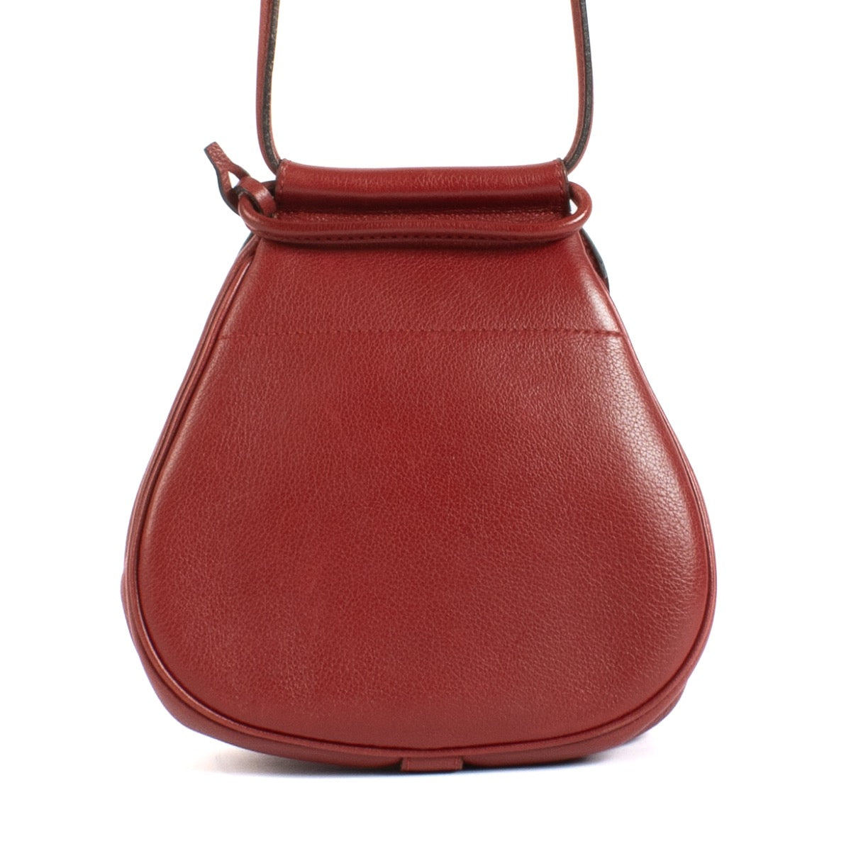 Authentic Second Hand Delvaux Red Cerceau Crossbody on Labellov.com