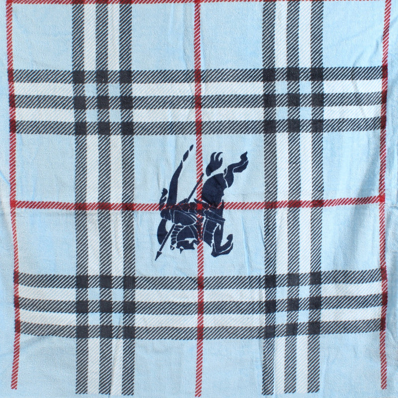 shop 100% authentic second hand Burberry blue Check Towel on Labellov.com