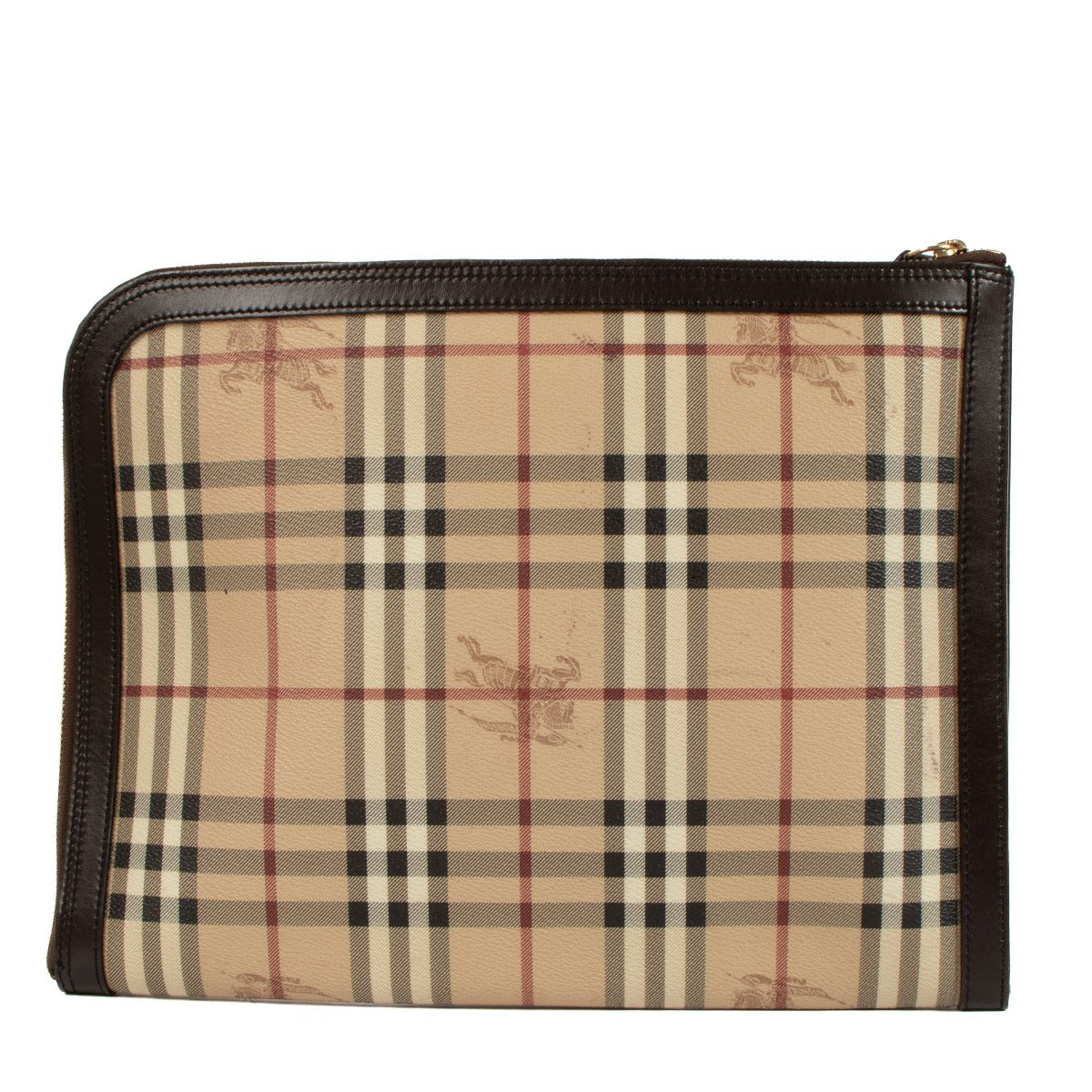 Burberry Haymarket Check Canvas Documentenhoes