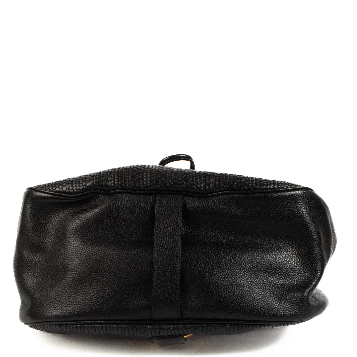 Shop safe online at Labellov in Antwerp, Brussels and Knokke this 100% authentic second hand Delvaux Black Toile De Cuir Lucifer Backpack