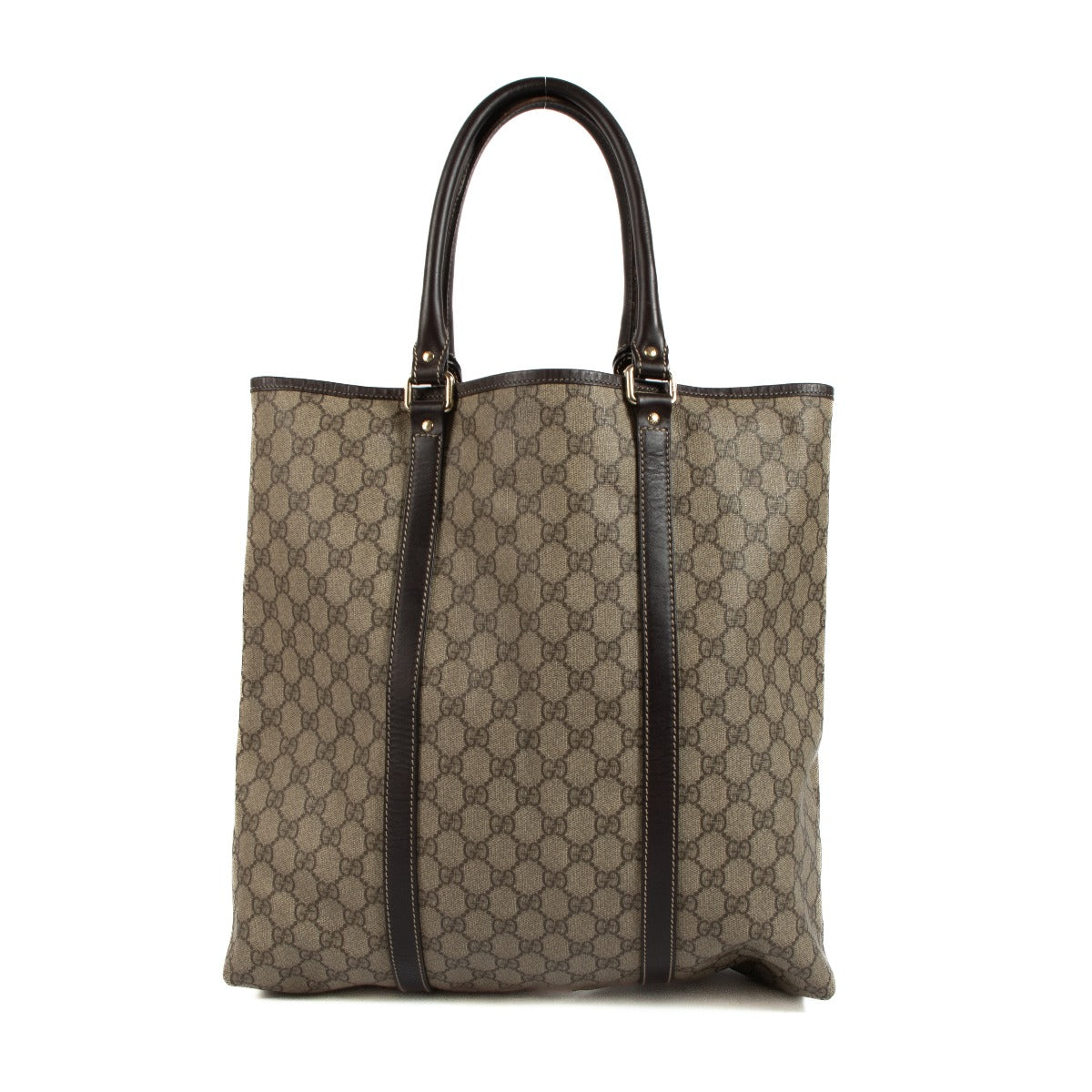 Shop safe online at Labellov in Antwerp, Brussels and Knokke this 100% authentic second hand Gucci GG Supreme Joy Vertical Shopper bag