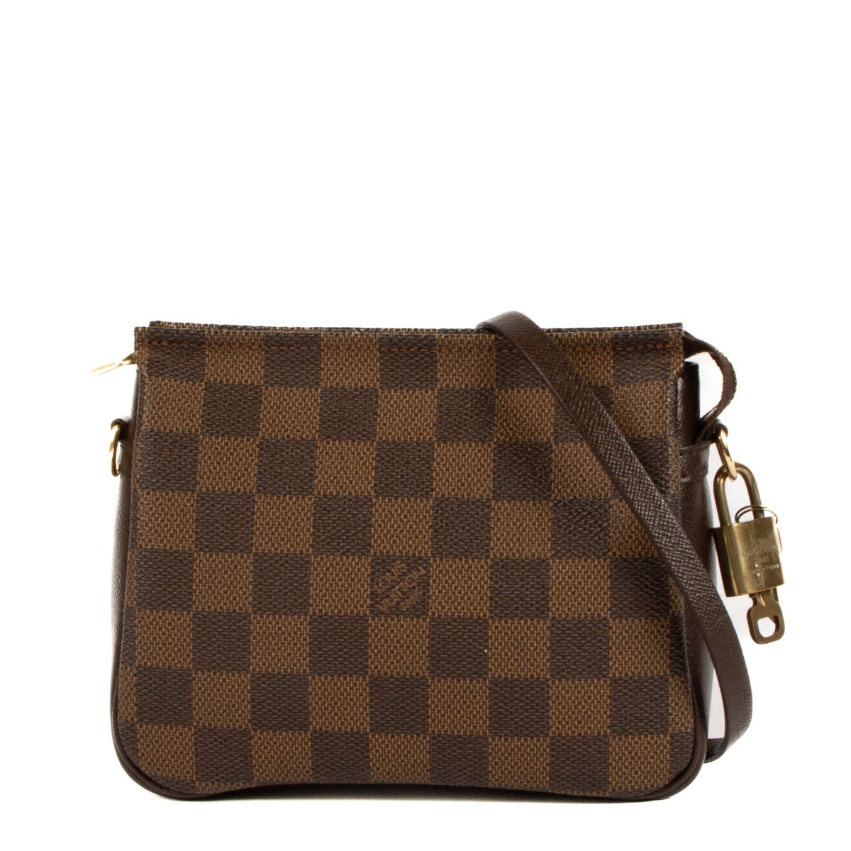 Shop 100% authentic Louis Vuitton Damier Ebene Canvas Trousse Pochette at Labellov.com.