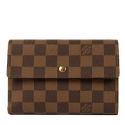 Shop 100% authentic Louis Vuitton Damier Ebene Porte Tresor Wallet at Labellov.com.