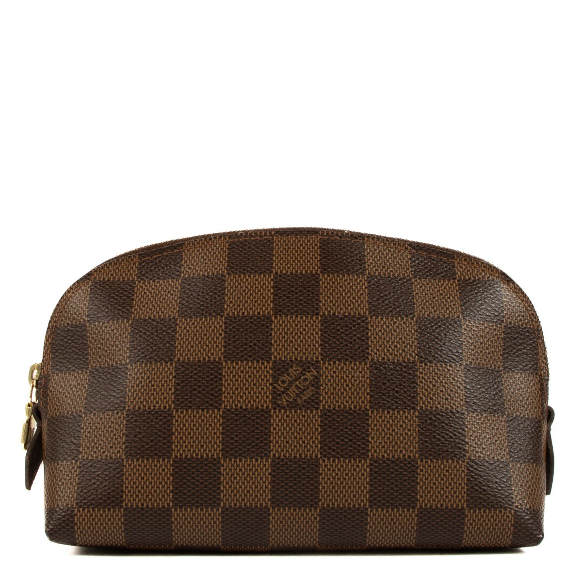 Shop safe online at Labellov in Antwerp, Brussels and Knokke this 100% authentic second hand Louis Vuitton Damier Ebene Cosmetic Pouch Bag
