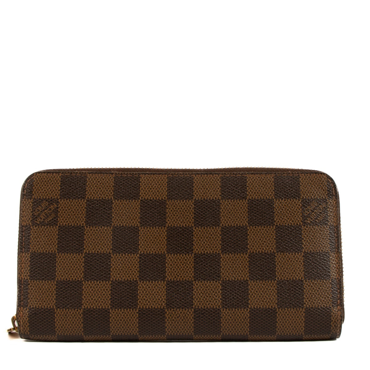 Shop safe online at Labellov in Antwerp, Brussels and Knokke this 100% authentic second hand Louis Vuitton Damier Ebene Zippy Wallet