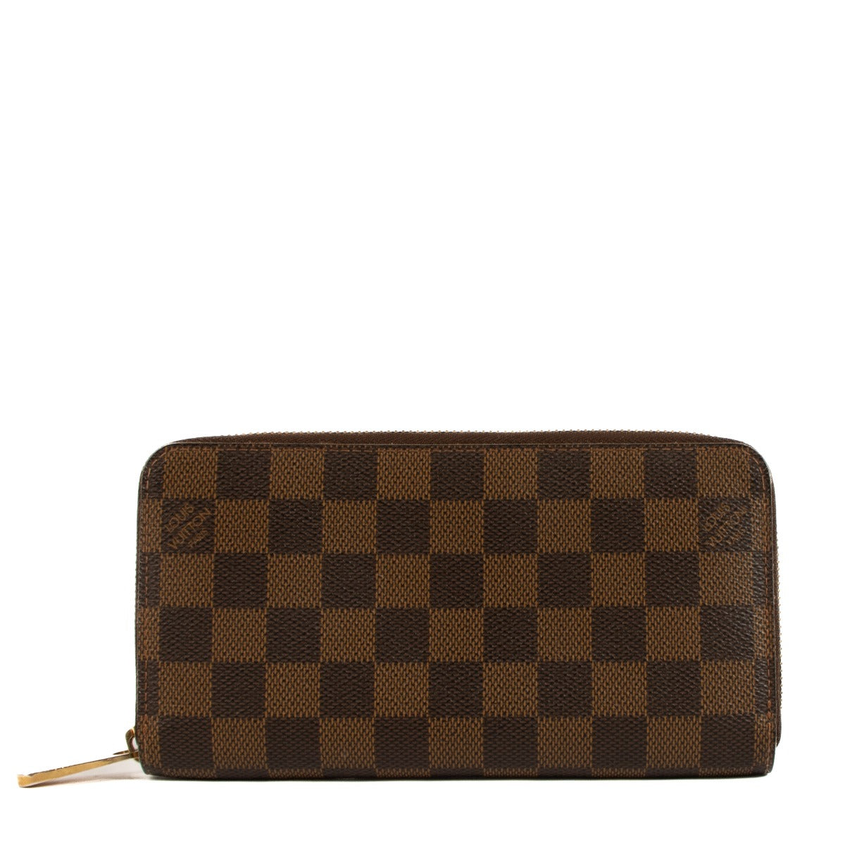 Shop safe online at Labellov in Antwerp, Brussels and Knokke this 100% authentic second hand Louis Vuitton Damier Ebene Zippy Wallet