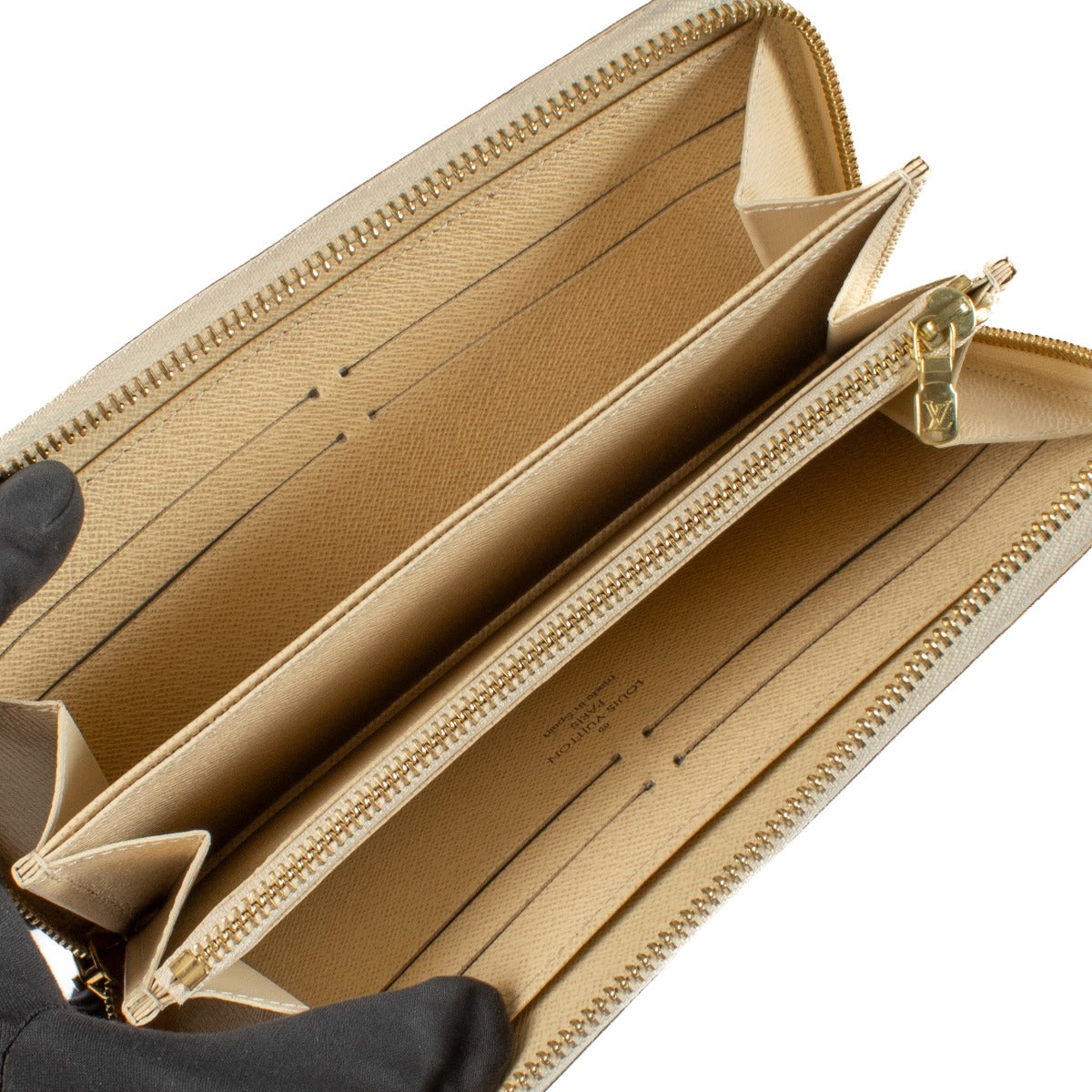 Shop 100% authentic Louis Vuitton Zippy Damier Azur Canvas Wallet at Labellov.com.