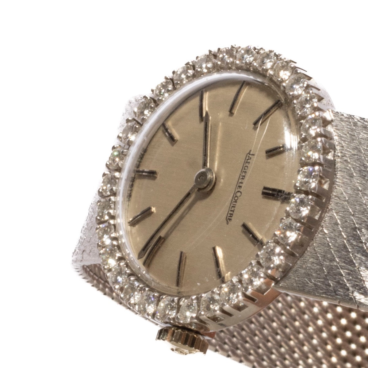 shop 100% authentic second hand Jaeger-Lecoutre 18K White Gold Lady Vintage Smoking Watch on Labellov.com