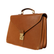 Louis Vuitton Camel Leather Atacama GM Business Briefcase