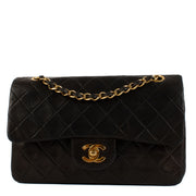 Shop safe online at Labellov in Antwerp, Brussels and Knokke this 100% authentic second hand Chanel Black Lambskin Small Classic Flap Bag