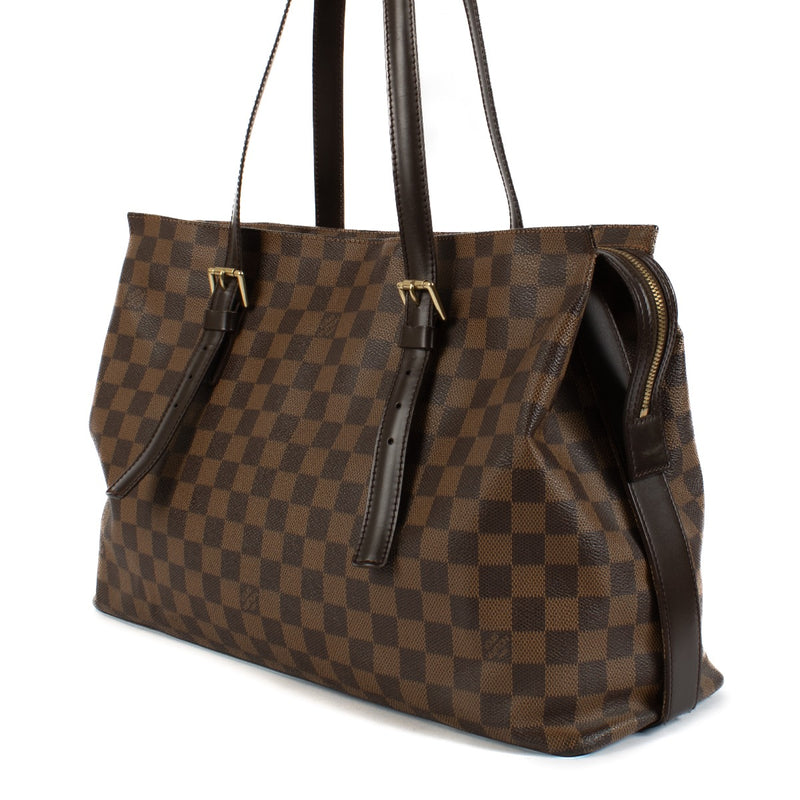 Shop 100% authentic Louis Vuitton Damier Ebene Chelsea Bag at Labellov.com.