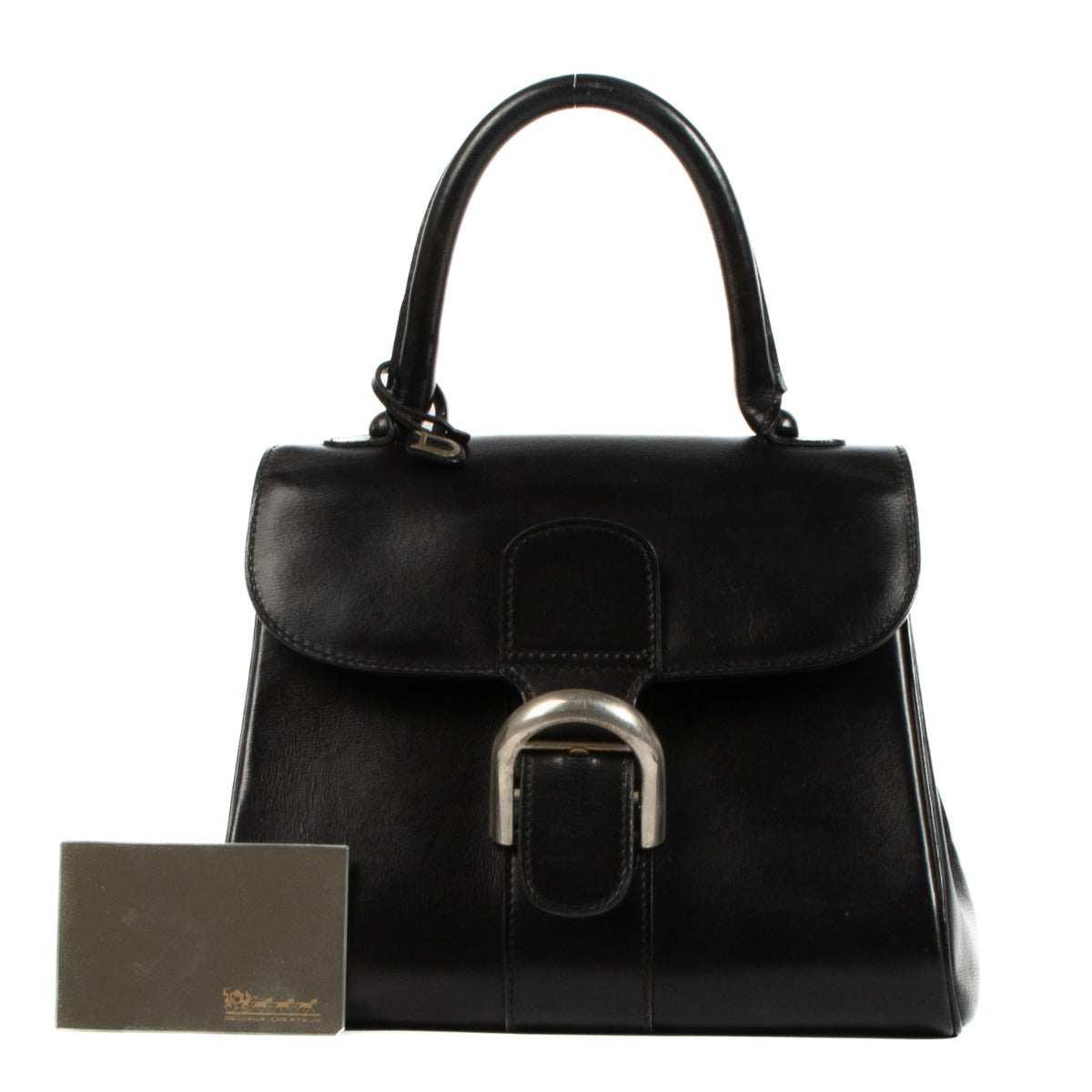 Shop 100% authentic Delvaux Vintage Black Box Calf Brillant PM at Labellov.com.