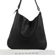 Delvaux Black Taurillon Louise GM Bag