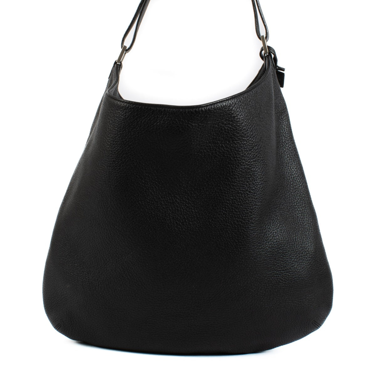 Delvaux Black Taurillon Louise GM Bag
