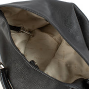 Delvaux Black Taurillon Louise GM Bag