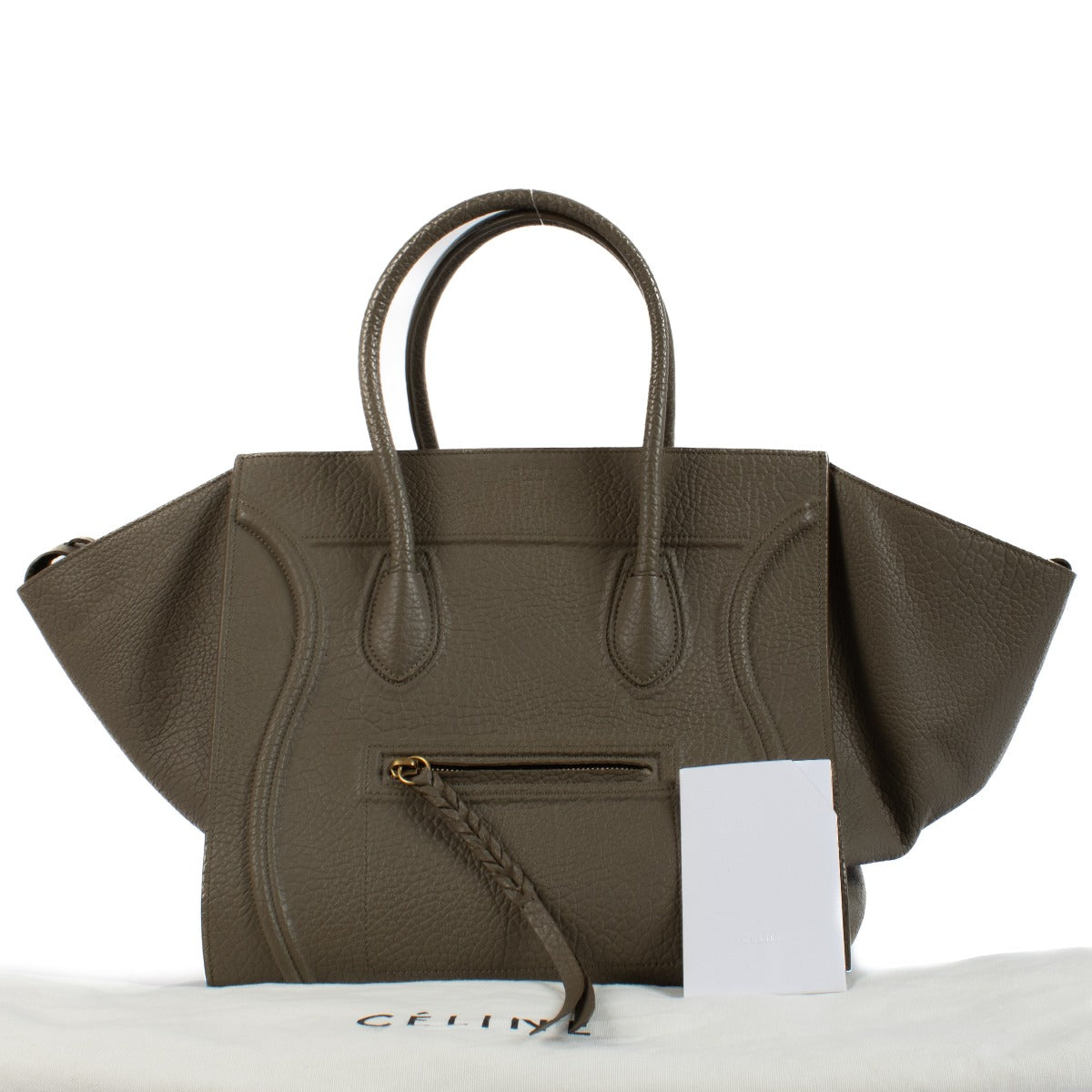 Celine Souris Calfskin Medium Luggage Phantom Bag