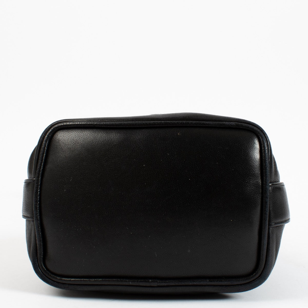 Chanel Black Leather Mini Bucket Bag