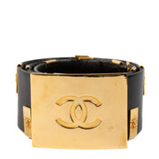 Chanel Collection 29 Black CC Plaque Belt - size 85 aan de beste prijs bij Labellov tweedehands luxe in Antwerpen en Knokke