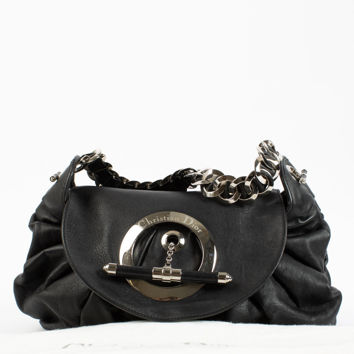 Christian Dior Black Jazz Club Bag