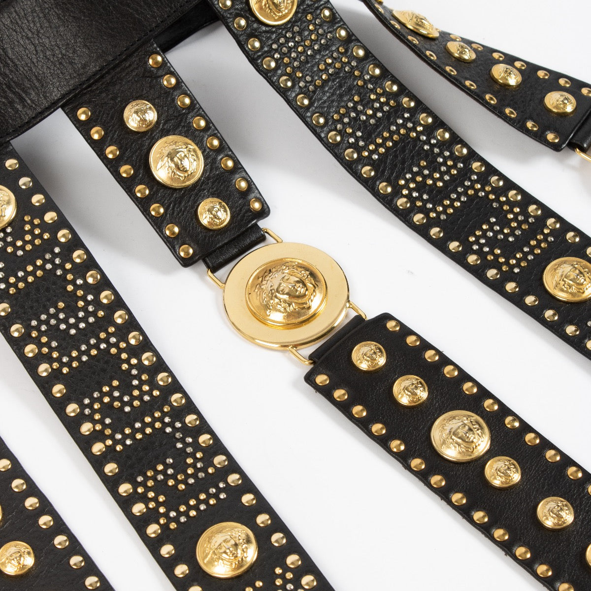 Gianni Versace Vintage Black Belt