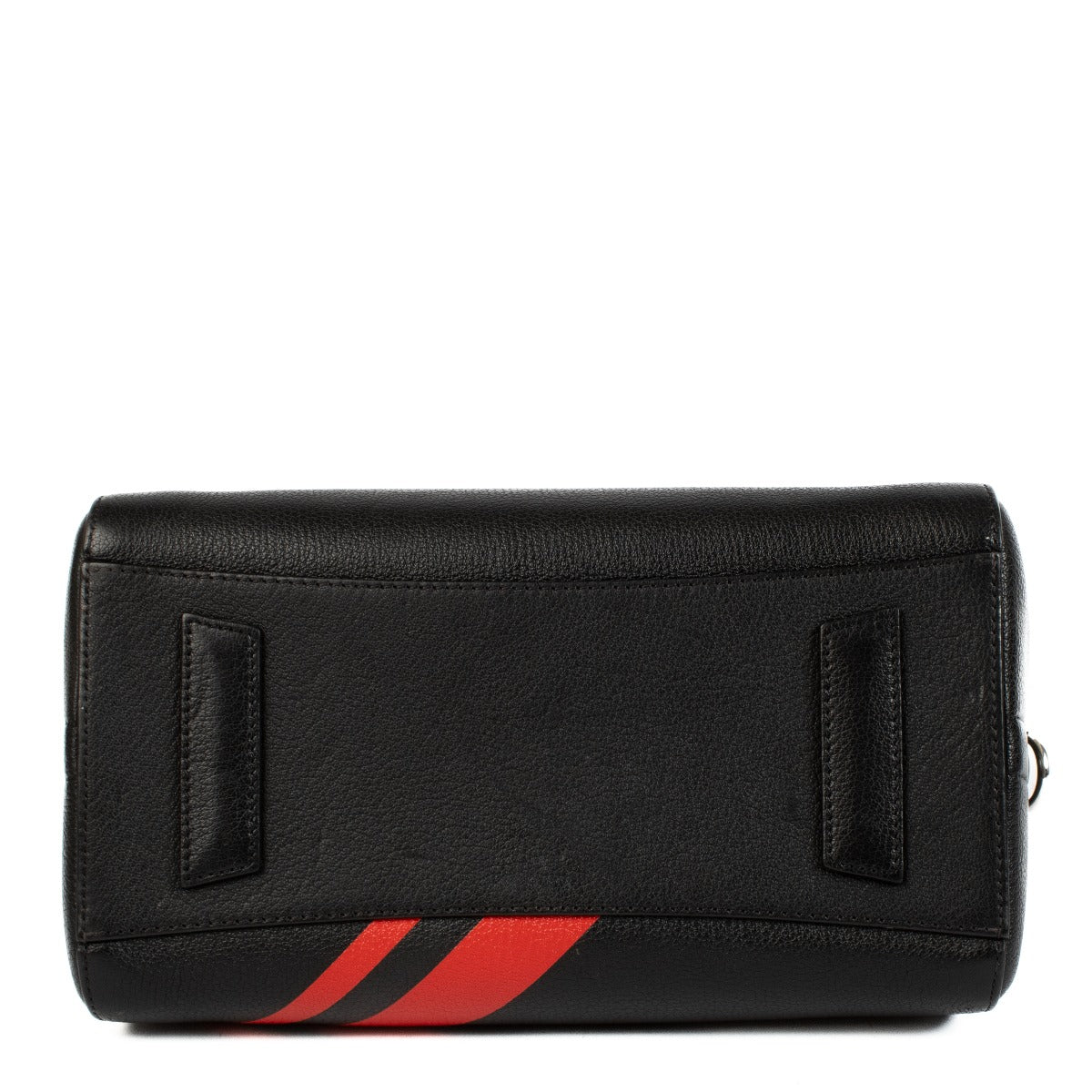 Shop safe online at Labellov in Antwerp, Brussels and Knokke this 100% authentic second hand Givenchy Black Leather Small Striped Antigona Bag