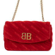 shop 100% authentic second hand Balenciaga Red Velvet BB Chain Bag on Labellov.com
