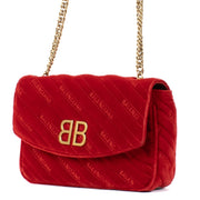 shop 100% authentic second hand Balenciaga Red Velvet BB Chain Bag on Labellov.com