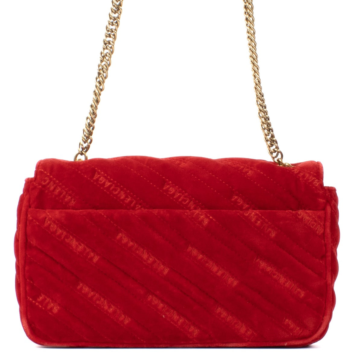 shop 100% authentic second hand Balenciaga Red Velvet BB Chain Bag on Labellov.com