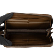 shop 100% authentic second hand Bottega Veneta Brown Intrecciato Zip-Around Wallet on Labellov.com