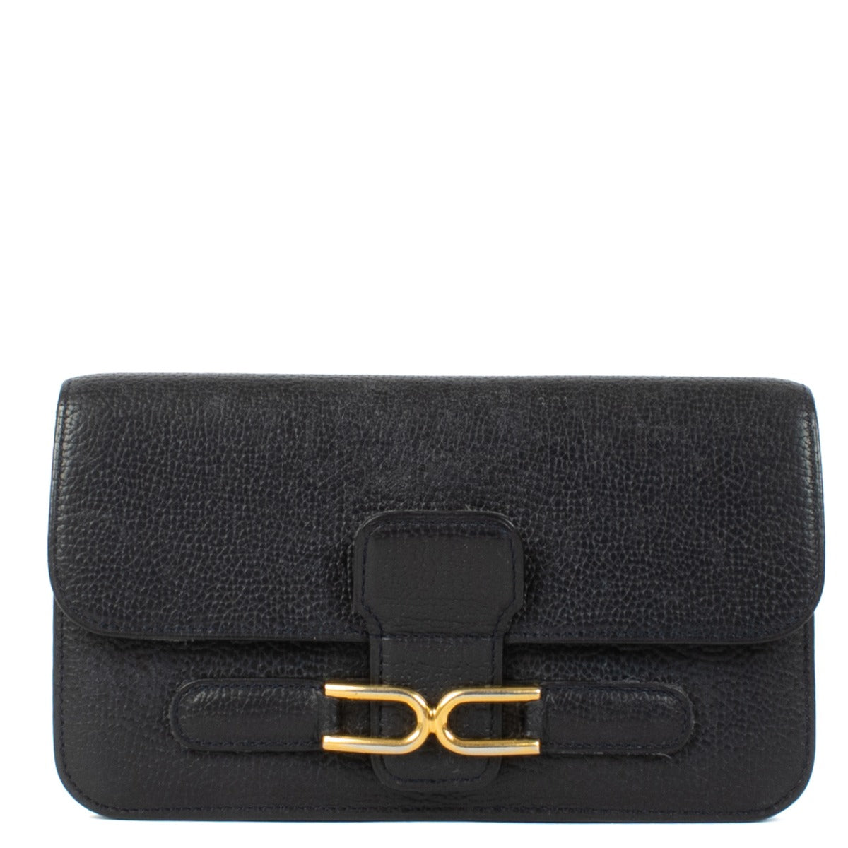 Delvaux Marine Blue Leather Escudo Wallet